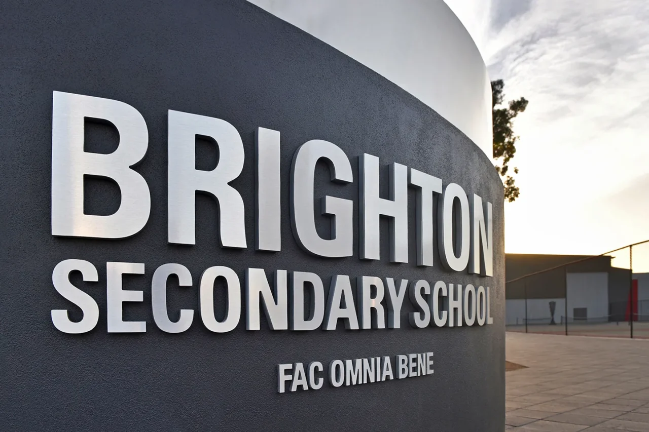 Brighton Secondary School Signage