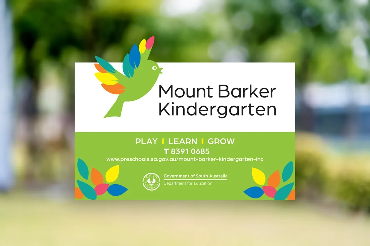 Mount Barker Kindergarten Signage