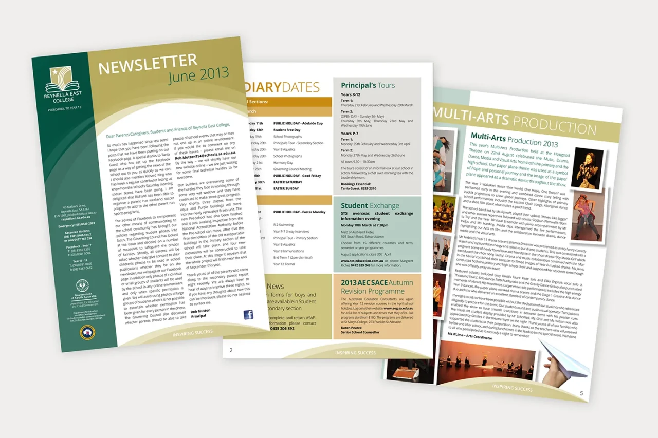 Reynella East College Publications